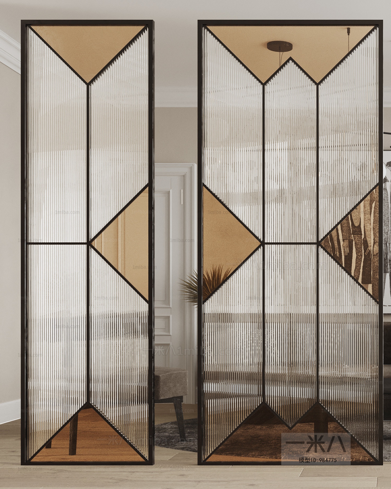 Modern Glass Screen Partition