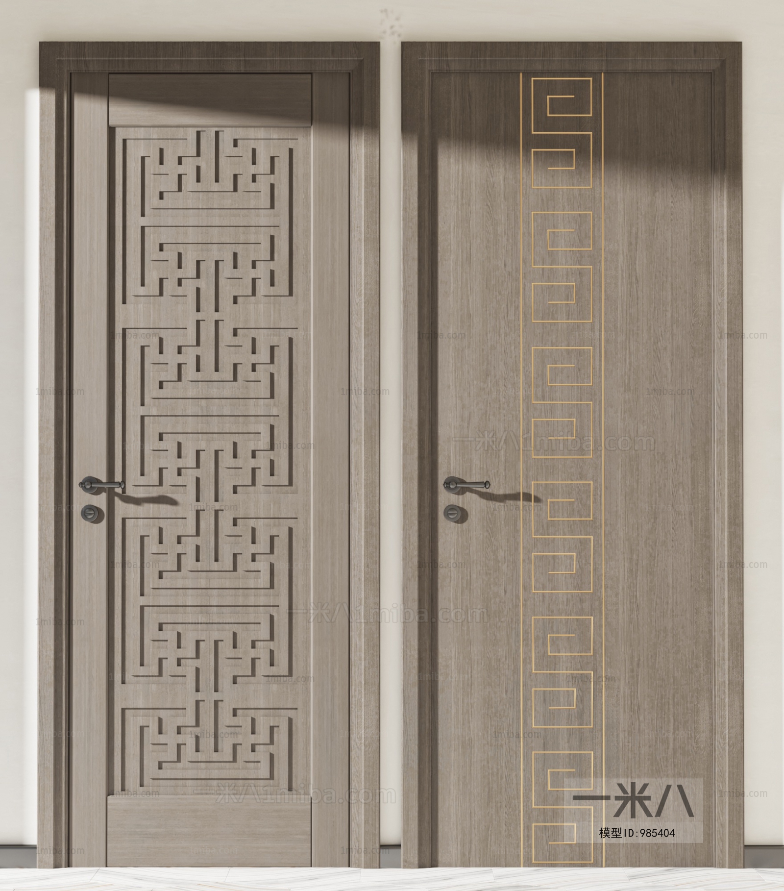 New Chinese Style Single Door