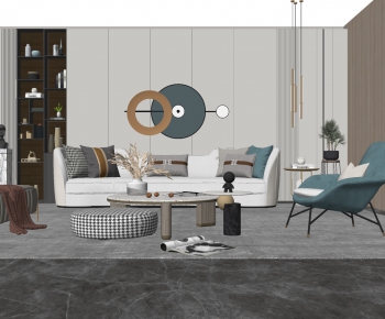 Modern A Living Room-ID:249331472