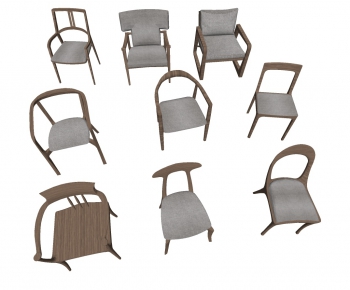 New Chinese Style Single Chair-ID:200364573
