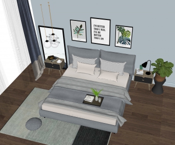 Nordic Style Bedroom-ID:848582524