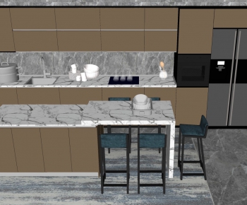 New Chinese Style Open Kitchen-ID:983032839