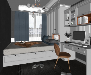 Simple European Style Study Space-ID:420398578