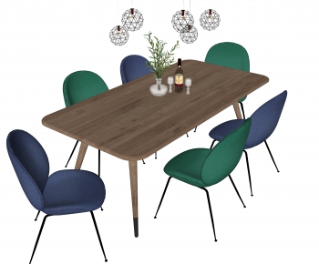 Modern Dining Table And Chairs-ID:301301393