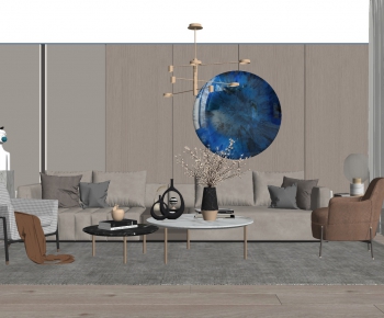 Modern A Living Room-ID:727929545