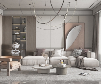 Modern A Living Room-ID:555013757