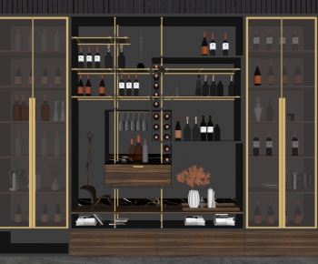 Modern Wine Cabinet-ID:764250743