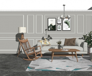 Nordic Style A Living Room-ID:486099216
