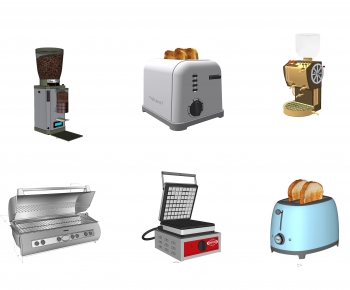 现代面包机 咖啡机 烤箱 烤炉-ID:834188159