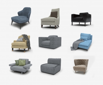 Modern Single Sofa-ID:299750566