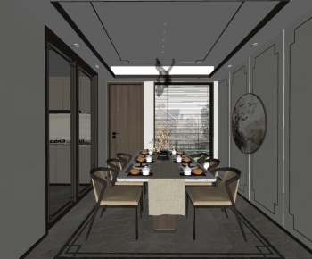New Chinese Style Dining Room-ID:155054313