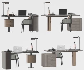 Modern Computer Desk And Chair-ID:640032996