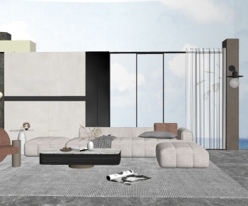 Modern A Living Room-ID:404257446