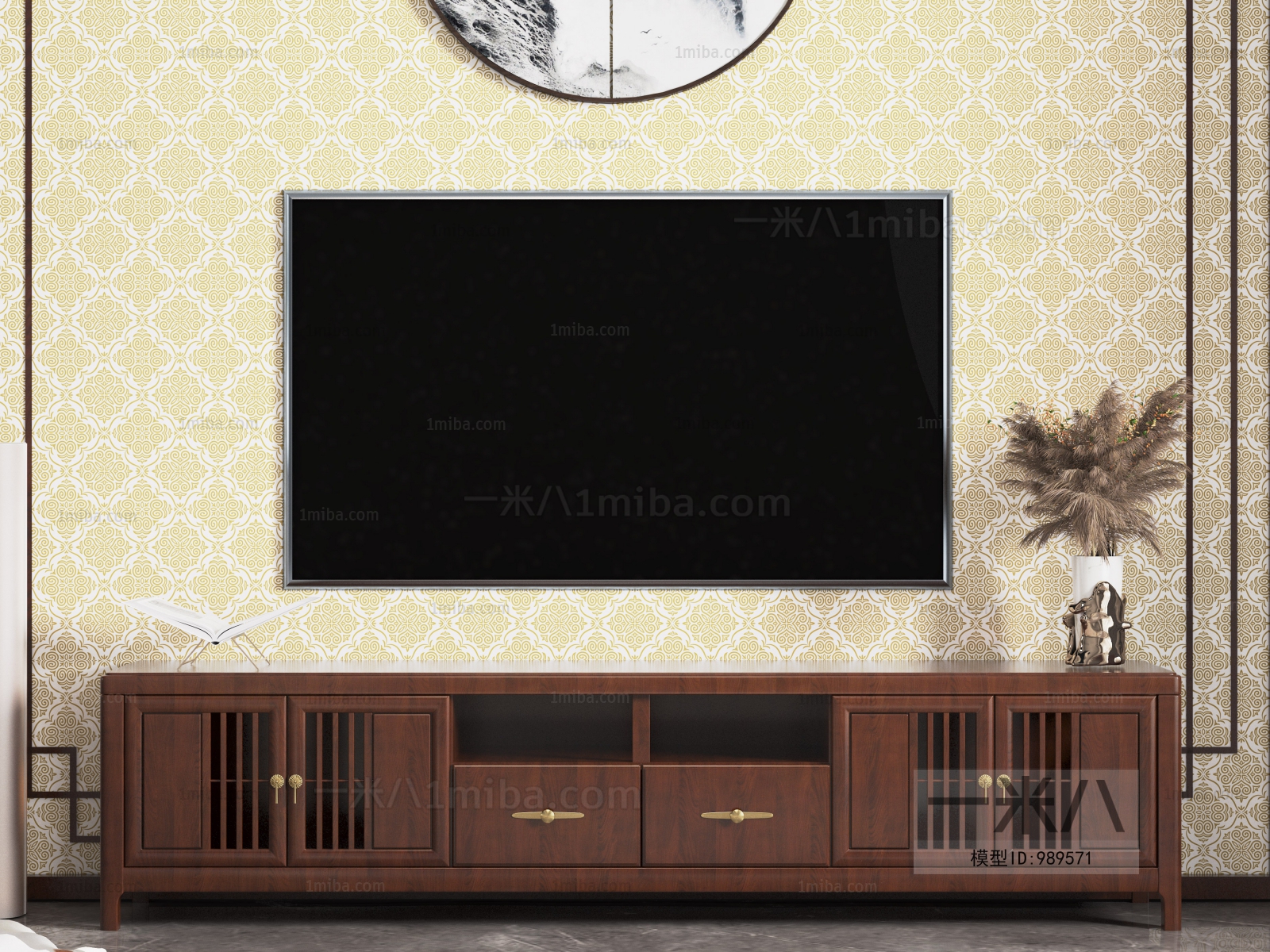 New Chinese Style TV Cabinet