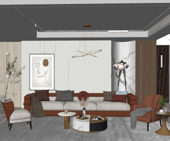 Modern A Living Room-ID:508373343