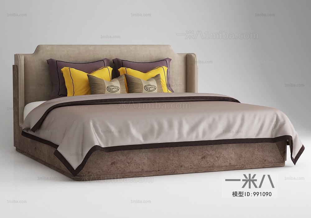 Hong Kong Style Double Bed
