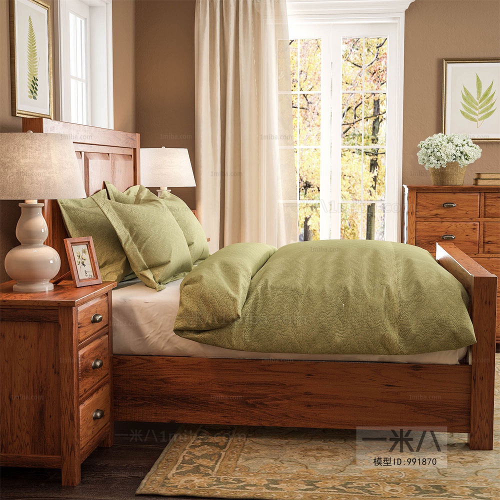 American Style Double Bed