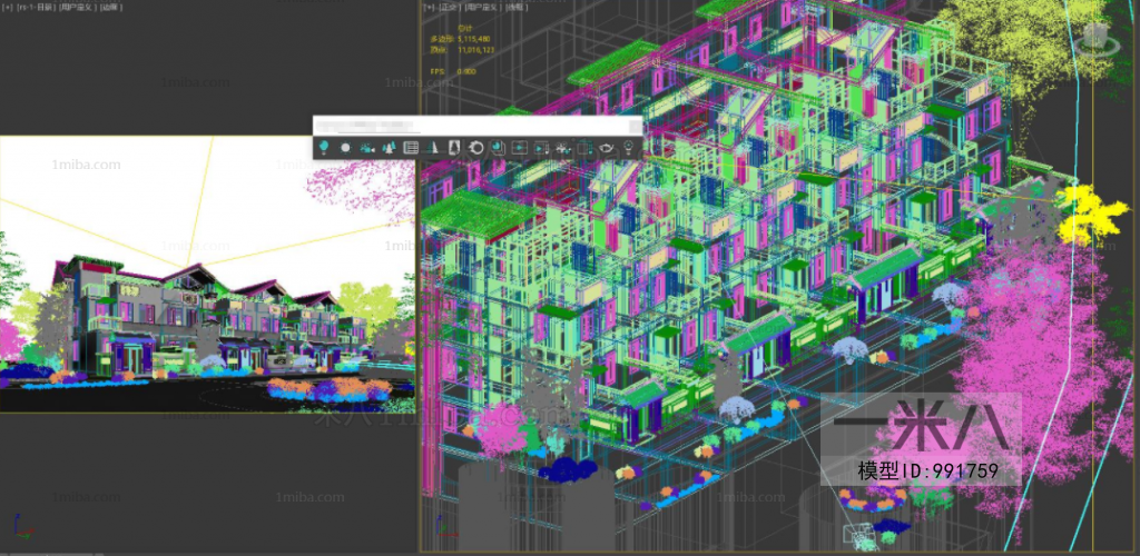 New Chinese Style Villa Appearance