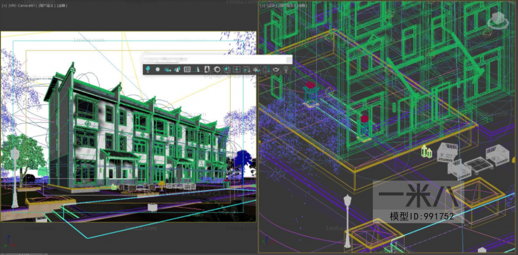 Chinese Style Villa Appearance