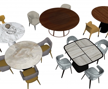 Modern Dining Table And Chairs-ID:532831132