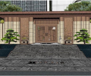 Chinese Style Facade Element-ID:997455817
