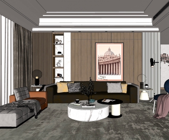 Modern A Living Room-ID:913434266