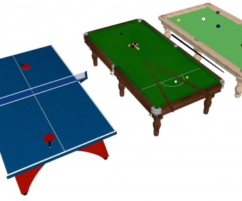现代台球桌乒乓球桌组合-ID:894113635