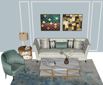 American Style Sofa Combination-ID:713421662