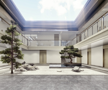 New Chinese Style Courtyard/landscape-ID:387837448