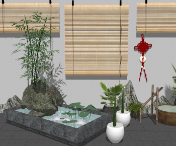 New Chinese Style Garden-ID:241069642