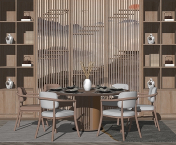 New Chinese Style Dining Table And Chairs-ID:725517497