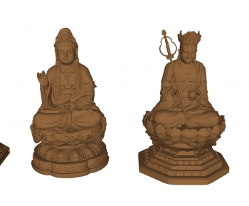 新中式佛像雕塑-ID:296965998