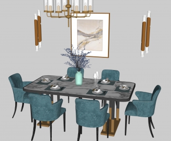 New Classical Style Dining Table And Chairs-ID:169292916