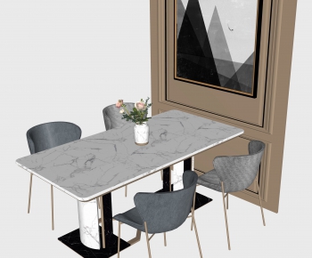 Modern Dining Table And Chairs-ID:357283482