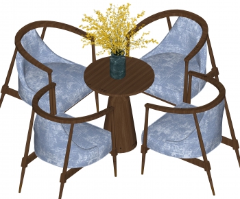 New Chinese Style Leisure Table And Chair-ID:405601115