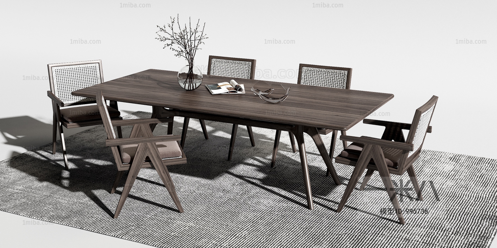 Nordic Style Dining Table And Chairs