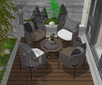 Modern Outdoor Tables And Chairs-ID:612062622