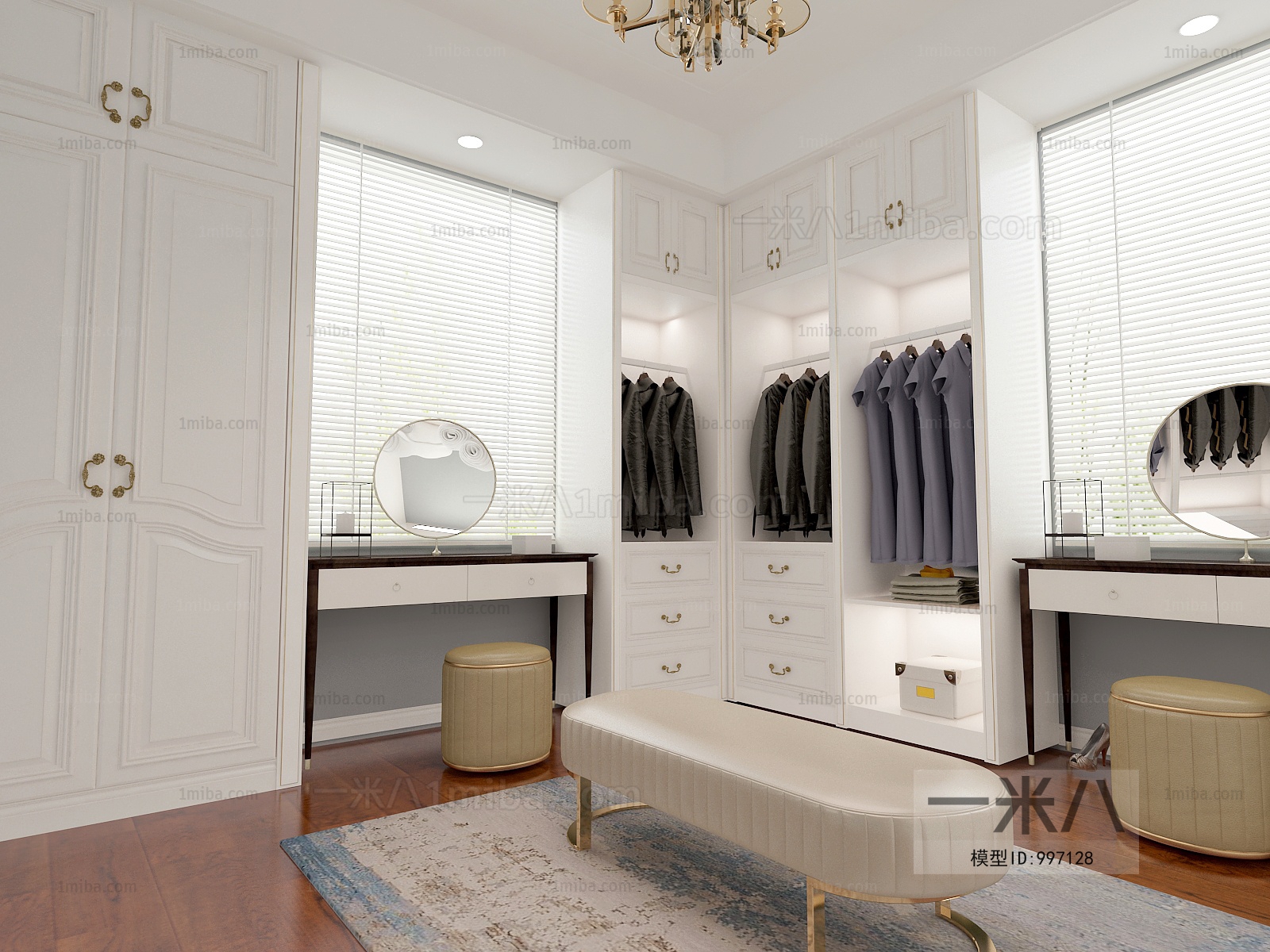 Modern Clothes Storage Area