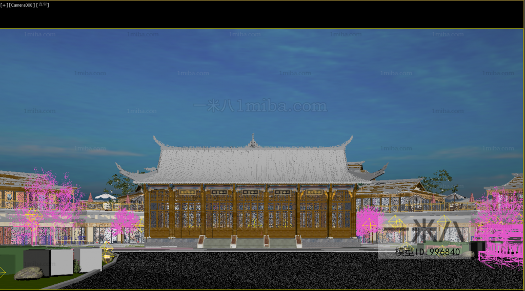 New Chinese Style Building Appearance