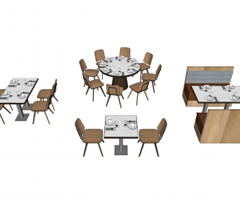 Modern Dining Table And Chairs-ID:716733951