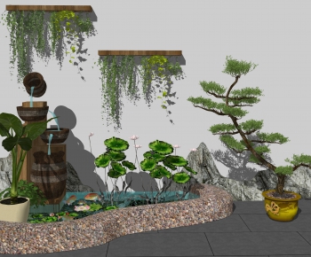 New Chinese Style Garden-ID:809585643