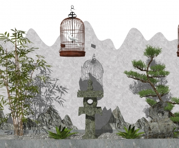 New Chinese Style Garden-ID:737111928