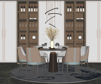 New Chinese Style Dining Table And Chairs-ID:788514541