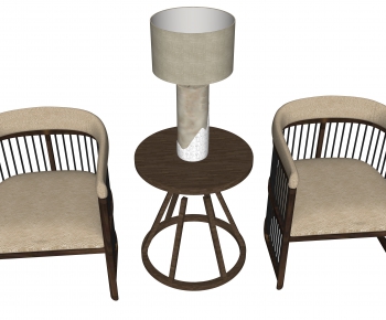New Chinese Style Single Chair-ID:898382192