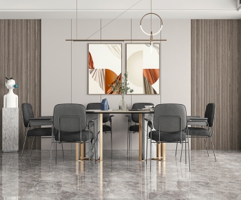 Modern Dining Table And Chairs-ID:945249211