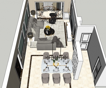 Modern A Living Room-ID:530289556