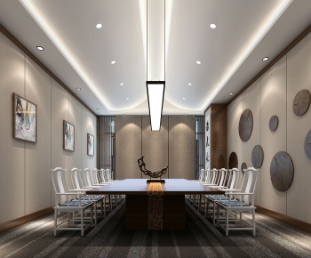 New Chinese Style Meeting Room-ID:663052252