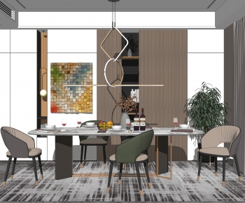 Modern Dining Room-ID:592248461