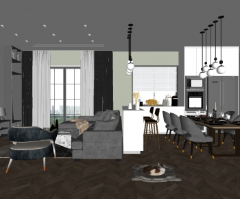 Modern A Living Room-ID:462744763