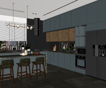 Modern Open Kitchen-ID:792886643